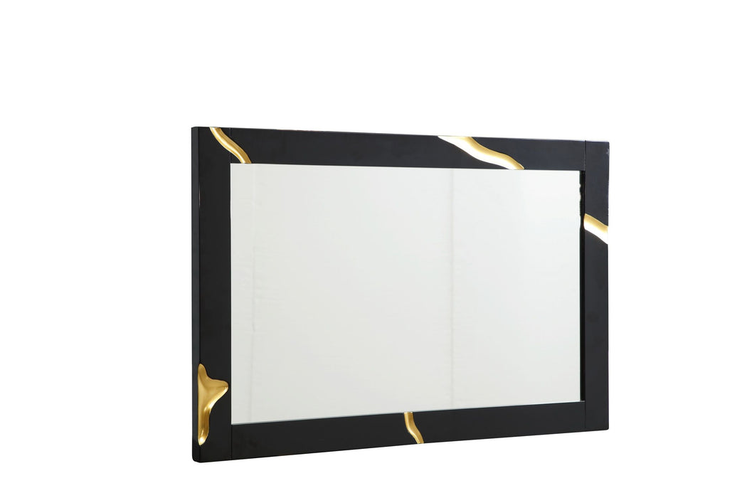 VIG Furniture - Modrest Aspen - Modern Black Large Mirror - VGVC-J1801-M-L-MIR - GreatFurnitureDeal