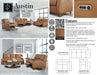 Parker Living - Austin Caramel Cream Power Recliner -Set of 2- MAUS#812PH-CMCR - GreatFurnitureDeal