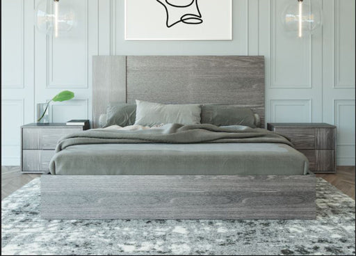VIG Furniture - Nova Domus Asus Italian Modern Elm Grey Eastern King Bed - VGACASUS-BED-GRY-2-EK - GreatFurnitureDeal