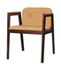 VIG Furniture - Modrest Avrum - Modern Camel Eco-Leather Dining Chair (Set of 2) - VGTSID-CAM-DC - GreatFurnitureDeal