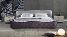 American Eagle Furniture - C260 Purple Fabric Eastern King Bed B-C260-EK - GreatFurnitureDeal