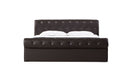 American Eagle Furniture - D023 Dark Brown Queen Bed B-D023-DB-Q - GreatFurnitureDeal