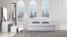 American Eagle Furniture - D032 White Cal King Bed B-D032-W-C - GreatFurnitureDeal
