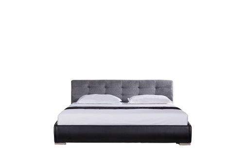 American Eagle Furniture - D055 Gray Fabric Cal King Bed -B-D055-CK - GreatFurnitureDeal