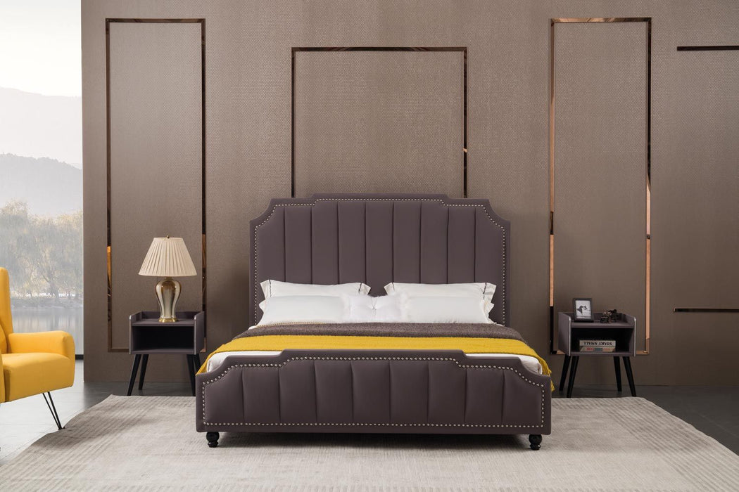 American Eagle Furniture - B-D072 Queen Bed B-D072-GP-Q - GreatFurnitureDeal