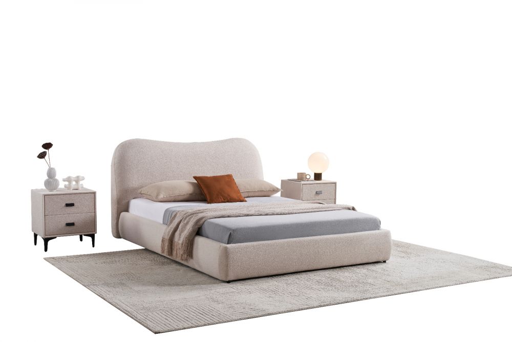 American Eagle Furniture - B-D080 Fabric Queen Bed - B-D080-Q