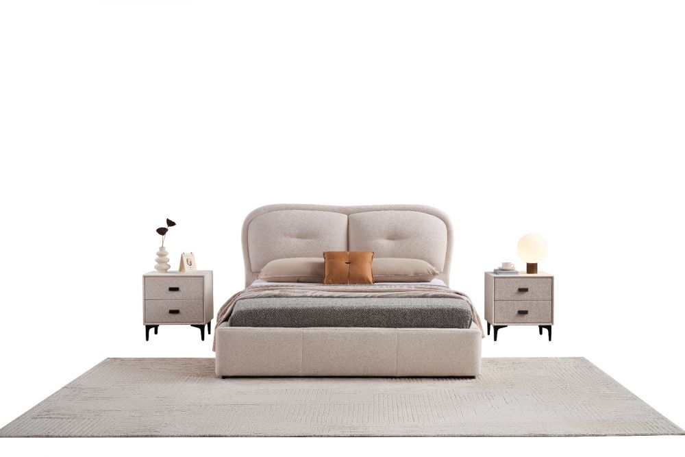 American Eagle Furniture - B-D082 Fabric Queen Bed - B-D082-Q