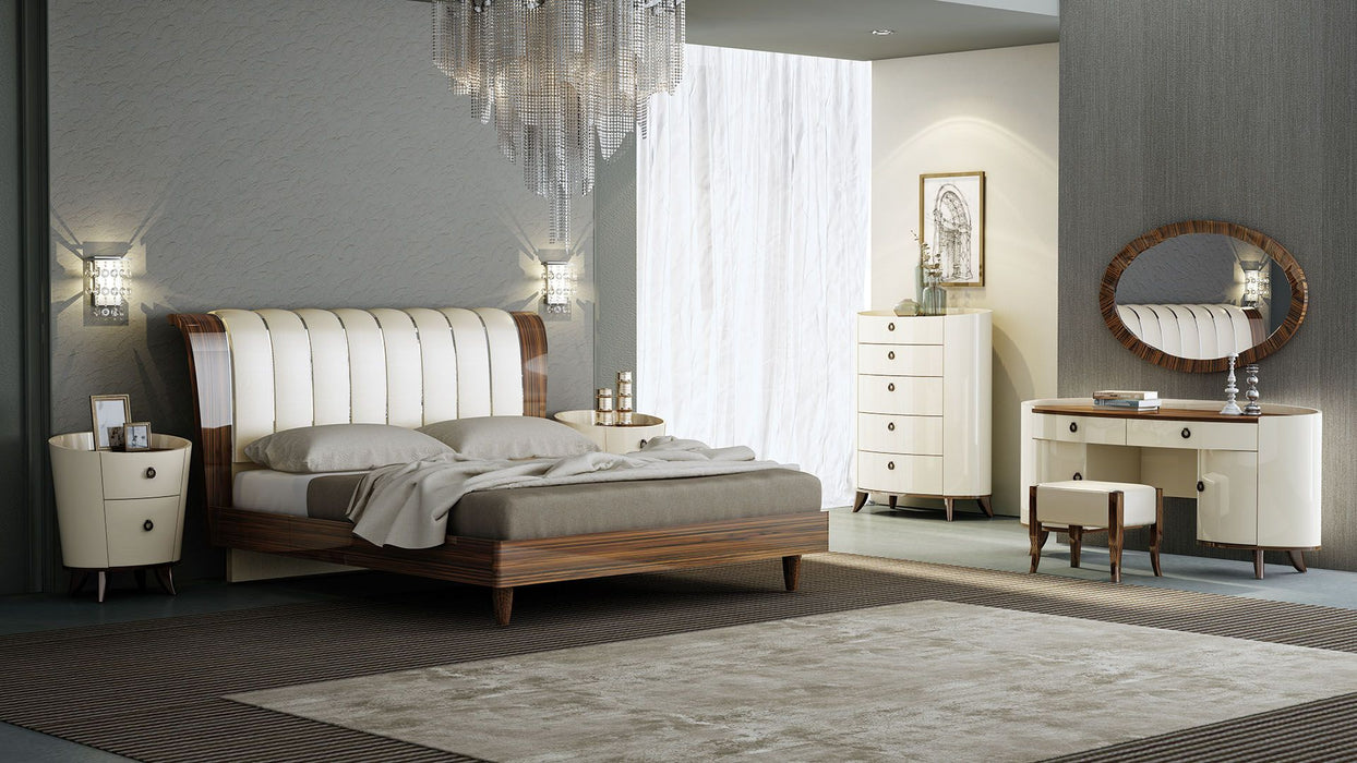 American Eagle Furniture - P101 Ebony Finish Queen Bed-B-P101-Q - GreatFurnitureDeal