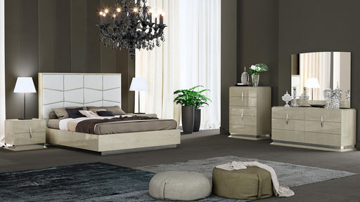 American Eagle Furniture - P108 Light Walnut Finish Queen Bed -B-P108-Q - GreatFurnitureDeal