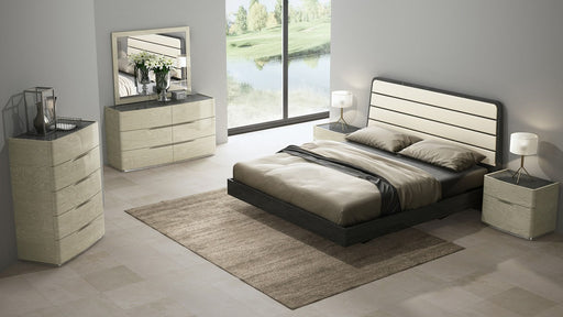 American Eagle Furniture - P112 Gray Finish Eastern King Bed B-P112-EK - GreatFurnitureDeal
