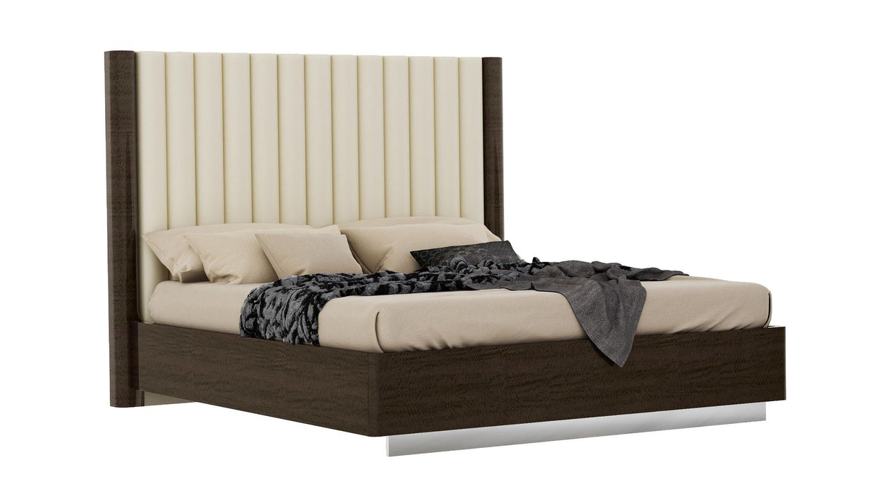 American Eagle Furniture - P115 Dark Walnut Finish Queen Bed - B-P115-Q - GreatFurnitureDeal