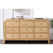 Mariano Furniture - B1950 Dresser in Natural - BM-B1950-D - GreatFurnitureDeal