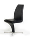 VIG Furniture - Nix Modern Black Leatherette Dining Chair (Set of 2) - VGVCB8348-BLK - GreatFurnitureDeal