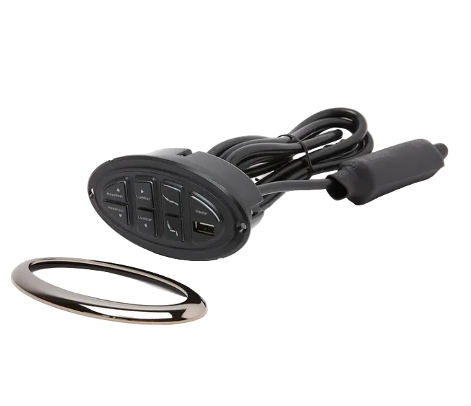 OKIN- Replacement Button W/ Headrest, Footrest, Lumbar & USB -JLDK.15.07.09 - GreatFurnitureDeal