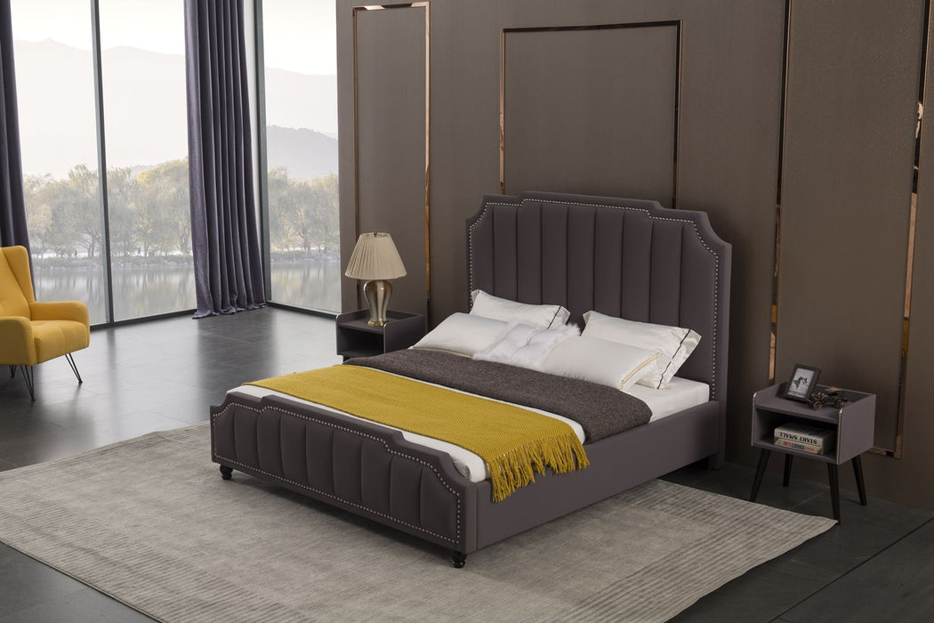 American Eagle Furniture - B-D072 California King Bed - B-D072-GP-CK - GreatFurnitureDeal