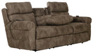 Catnapper - Tranquility Power Headrest Power Lay Flat Sofa w/CR3 Heat/Massage/Lumbar in Pewter - 63015 - GreatFurnitureDeal