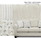 Southern Home Furnishings - Vandy Heather Sofa Set in Greige/Multi - 1144 1142 702 Vandy Heather - GreatFurnitureDeal