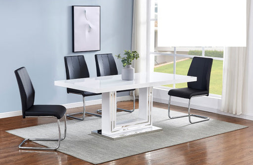 Mariano Furniture - BA206 - Dining Table Set in Black - BM-BA206BC - GreatFurnitureDeal