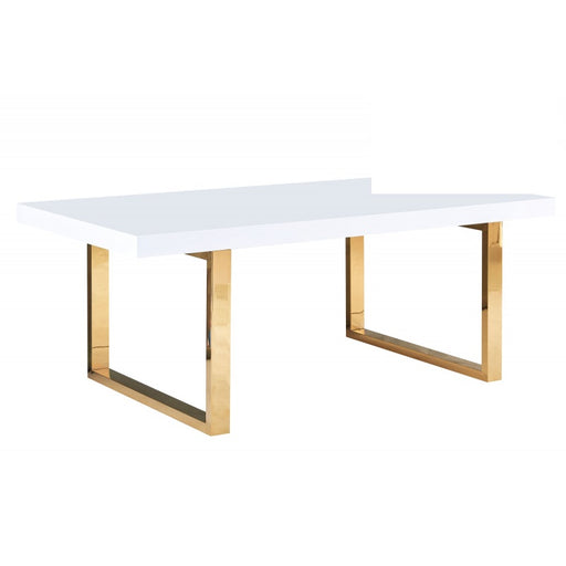 Mariano Furniture - BA222 Dining Table in Gold - BM-BA222-GOLD - GreatFurnitureDeal