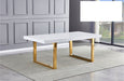 Mariano Furniture - BA222 - Dining Table in Gold - BM-BA222GT - GreatFurnitureDeal