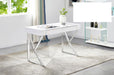 Mariano Furniture - BA223 Computer Desk in Silver - BM-BA223W - GreatFurnitureDeal