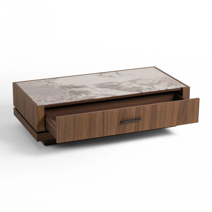 VIG Furniture - Nova Domus Bailey- Modern Walnut Rectangular Coffee Table - VGHB-EM112A-W