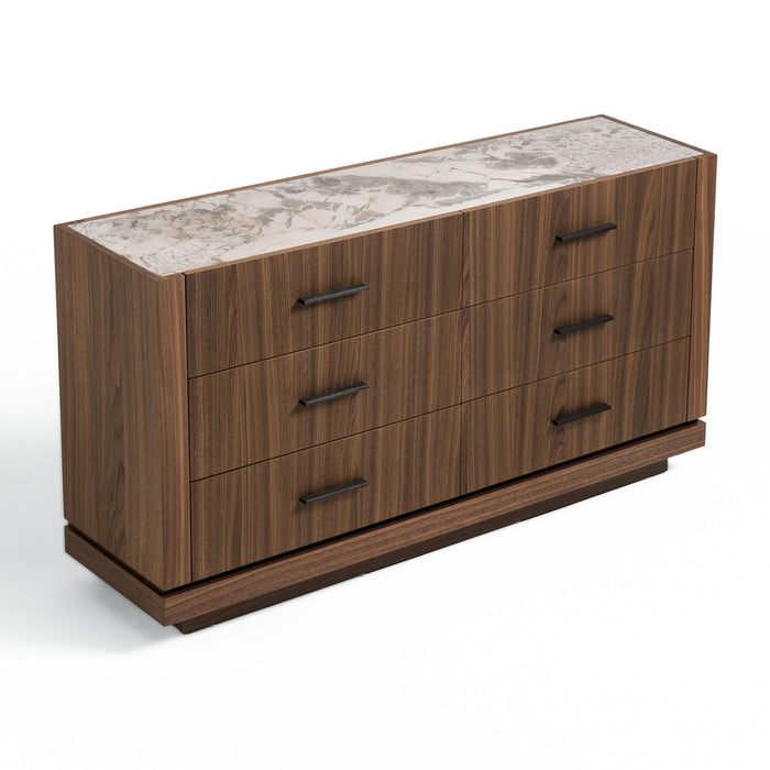 VIG Furniture - Nova Domus Bailey Modern Walnut Dresser - VGHB-EM112C-W