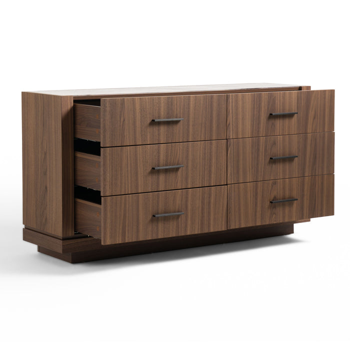 VIG Furniture - Nova Domus Bailey Modern Walnut Dresser - VGHB-EM112C-W