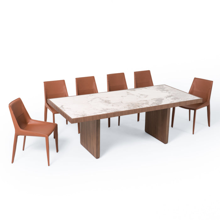 VIG Furniture - Nova Domus Bailey- Modern Walnut Rectangular Dining Table - VGHB-EM112T3-W - GreatFurnitureDeal