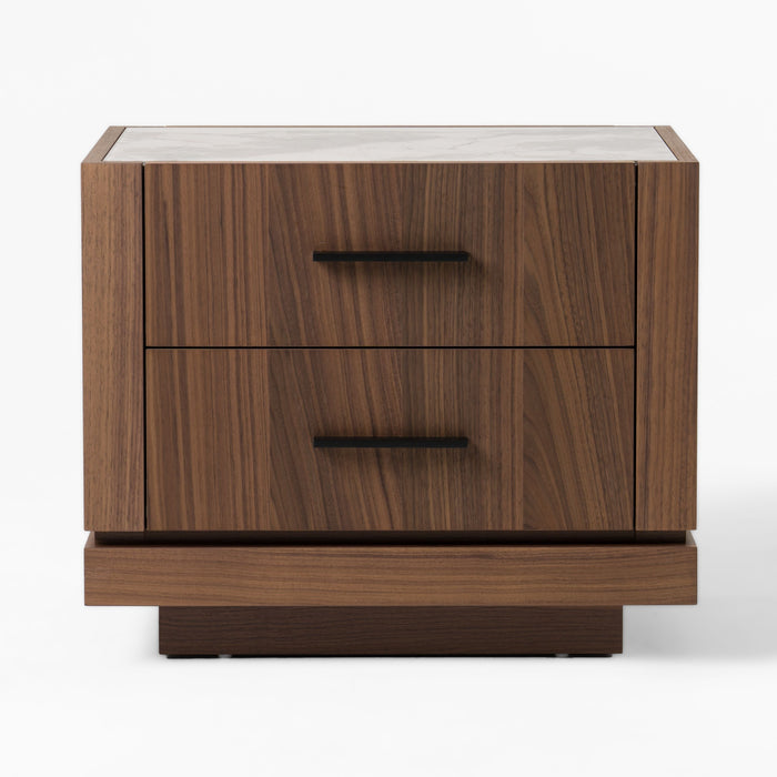 VIG Furniture - Nova Domus Bailey- Modern Walnut Nightstand - VGHB-EM112U-W - GreatFurnitureDeal