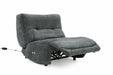 VIG Furniture - Divani Casa Basil - Modern Dark Grey Fabric Large Electric Recliner Chair - VGSX-22056-RCLNR-LRG-EMBONY - GreatFurnitureDeal