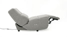 VIG Furniture - Divani Casa Basil - Modern Grey Fabric Small Electric Recliner Chair - VGSX-22056-RCLNR-SML-SLATE - GreatFurnitureDeal