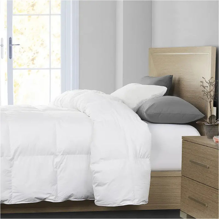 AICO Furniture - Promenade King Down Alternative Comforter - BCS-KCOMF-INSERT-WHT - GreatFurnitureDeal