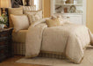 AICO Furniture - Carlton 10 Piece King Comforter Set - Ivory - BCS-KS10-CARLTON-IVY - GreatFurnitureDeal