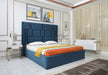 VIG Furniture - Modrest Adonis - Modern Blue Fabric Bed - VGVCBD096-19-Q - GreatFurnitureDeal
