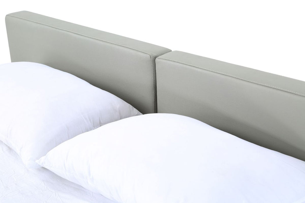 VIG Furniture - Modrest Opal Modern Wenge & Grey Platform Bed - VGVCBD855-WGEGRY-EK - GreatFurnitureDeal