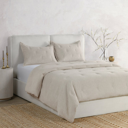 Villa By Classic Home - Talia Natural Queen Comforter Set - BEDC000Q - GreatFurnitureDeal