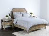 Villa By Classic Home - French Herringbone Storm 3pc King Duvet Set - BEDD316K - GreatFurnitureDeal