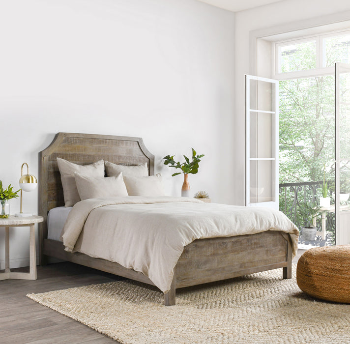 Classic Home Furniture - Jayson Natural Linen Cashmere 3pc Queen Duvet Set - BEDD337Q
