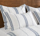 Villa By Classic Home - Jayson Blue Stripe Linen Cashmere 3pc King Set - BEDD339K - GreatFurnitureDeal