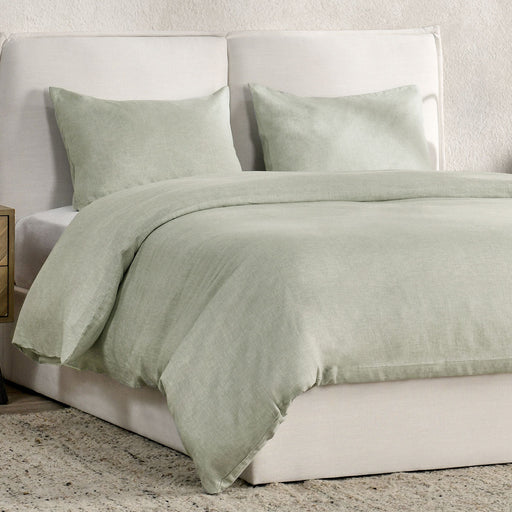 Villa By Classic Home - Jayson Sagebrush Linen Cashmere 3Pc King Duvet Set - BEDD351K - GreatFurnitureDeal