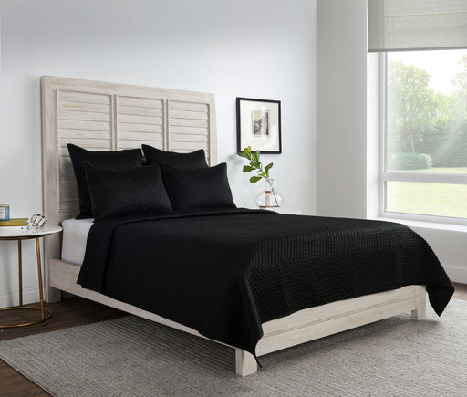 Classic Home Furniture - Diamond Onyx 3pc Queen Quilt Set - BEDQ410Q - GreatFurnitureDeal