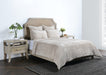 Villa By Classic Home - Bari Velvet Pebble 3pc Queen Quilt Set- BEDQ422Q - GreatFurnitureDeal