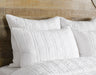 Villa By Classic Home - Carly White 4pc King Quilt Set with SILVADUR - BEDQ516K - GreatFurnitureDeal