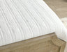 Villa By Classic Home - Carly White 4pc King Quilt Set with SILVADUR - BEDQ516K - GreatFurnitureDeal