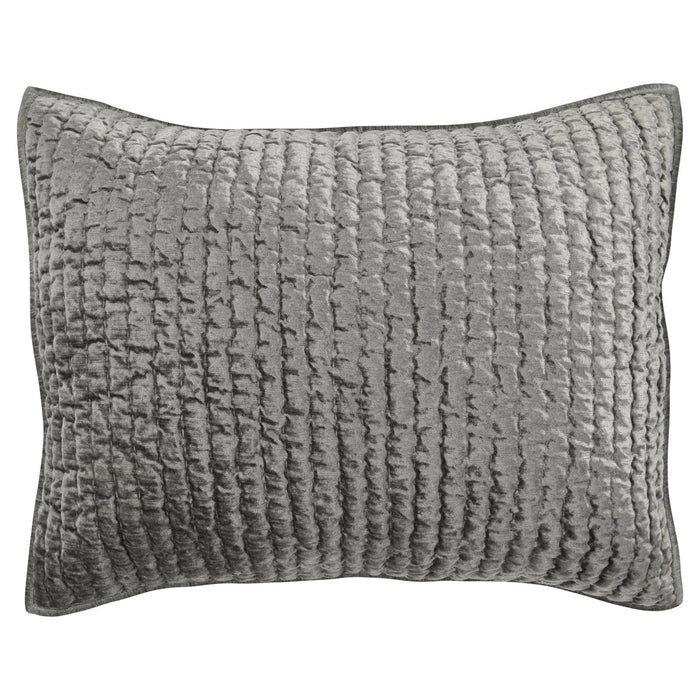 Villa By Classic Home - Bari Velvet Sage 3pc Queen Quilt Set - BEDQ524Q - GreatFurnitureDeal