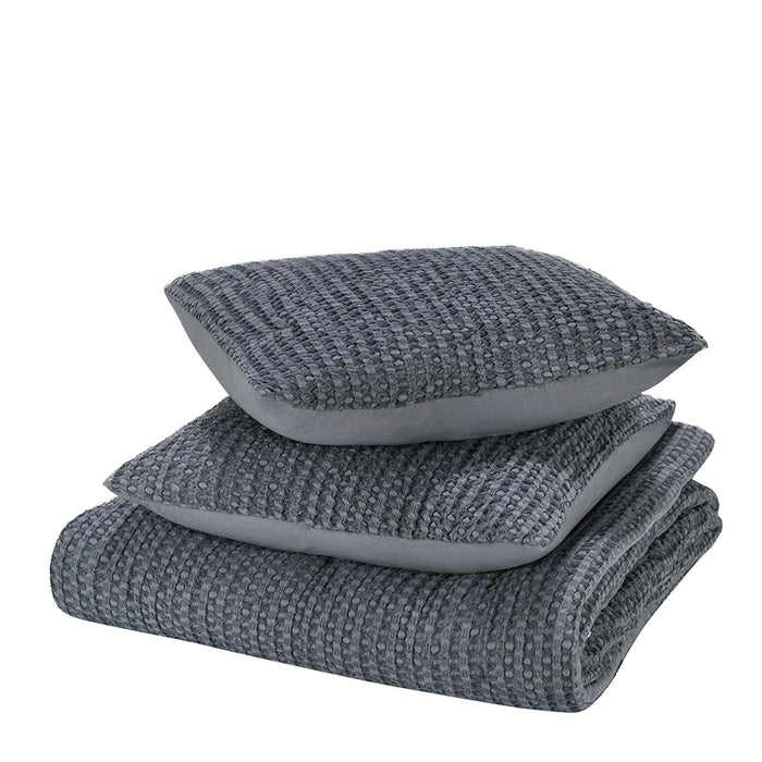 Villa By Classic Home - Colmar Marina Blue Quilt - BEDQ532K - GreatFurnitureDeal