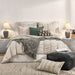 Classic Home Furniture - Rowen Taupe 4 Piece King Quilt Set - BEDQ534K - GreatFurnitureDeal