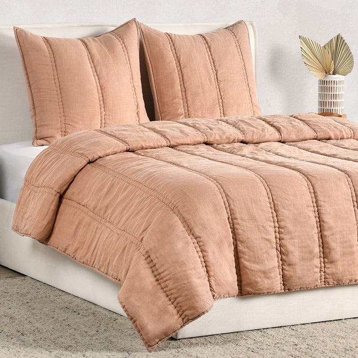 Classic Home Furniture - Rowen Clay 4Pc King Quilt Set - BEDQ536K - GreatFurnitureDeal