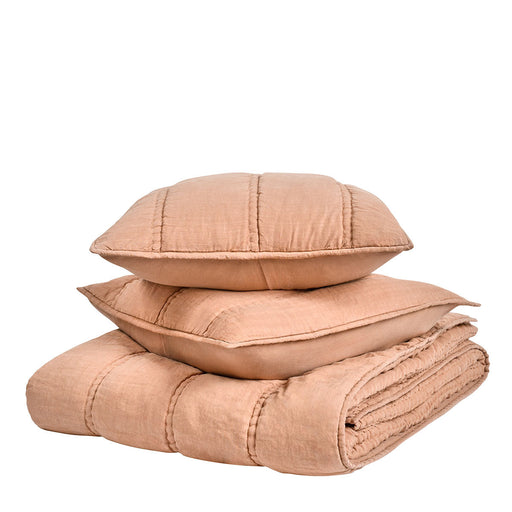 Villa By Classic Home - Rowen Clay 3pc Queen Quilt Set - BEDQ536Q - GreatFurnitureDeal